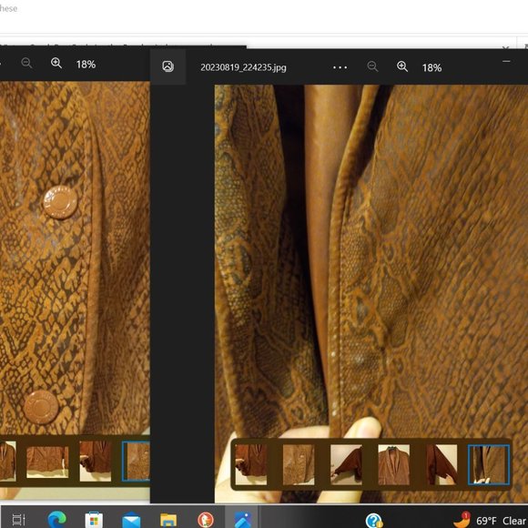 Vintage Rust Suede Bomber Jacket 80s Early 90s Oversized - Picture 6 of 16